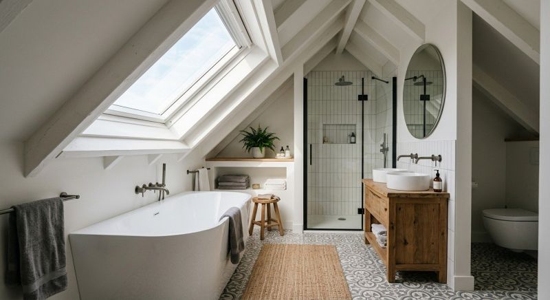 Attic Bathroom Remodeling in Paulding County, GA
